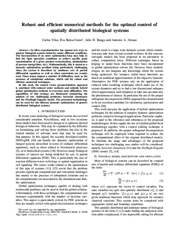 (PDF) Robust and efficient numerical methods for the optimal control of ...