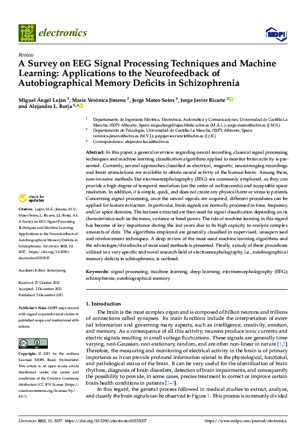 (PDF) A Survey on EEG Signal Processing Techniques and Machine Learning ...