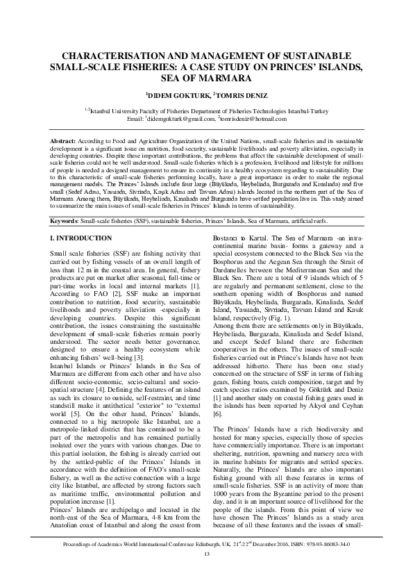 (PDF) Characterisation and Management of Sustainable Small-Scale ...