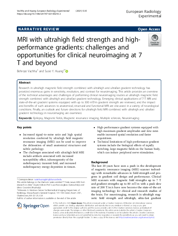(PDF) MRI with ultrahigh field strength and high-performance gradients ...