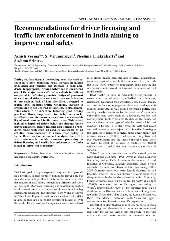 pdf recommendations for driver licensing and traffic law