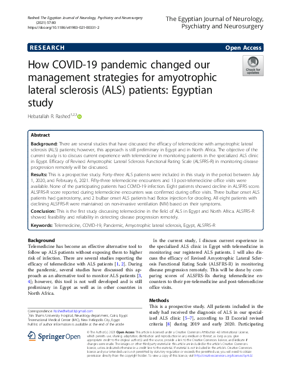 (PDF) How COVID-19 pandemic changed our management strategies for ...