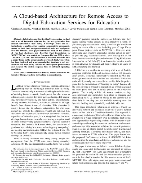 (PDF) A Cloud-based Architecture for Remote Access to Digital ...