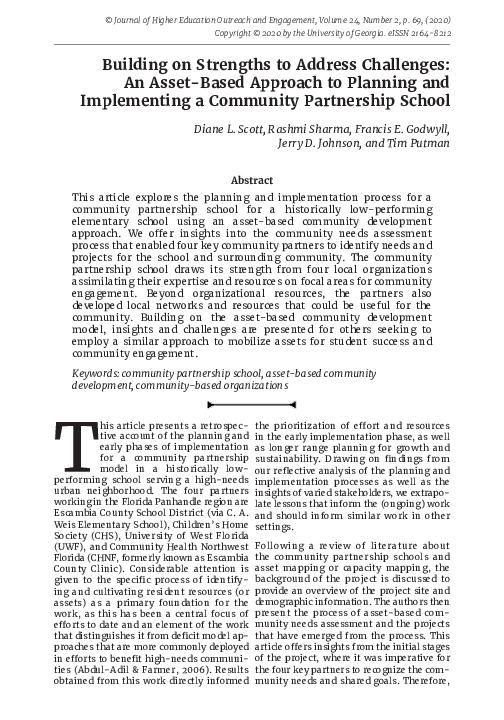 (PDF) Building on Strengths to Address Challenges: An Asset-Based ...