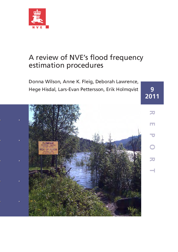 (PDF) A review of NVE's flood frequency estimation procedures