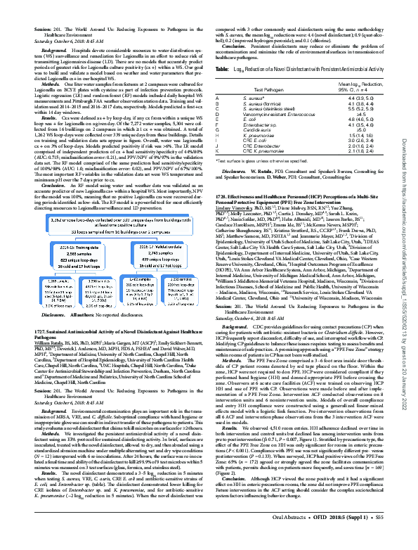(PDF) 1728. Effectiveness and Healthcare Personnel (HCP) Perceptions of ...