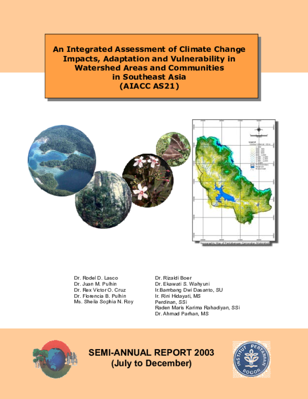 (PDF) (July to December)- 1-INTEGRATED ASSESSMENT OF CLIMATE CHANGE ...