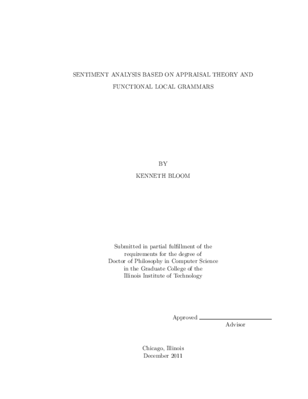 (PDF) Sentiment analysis based on appraisal theory and functional local ...