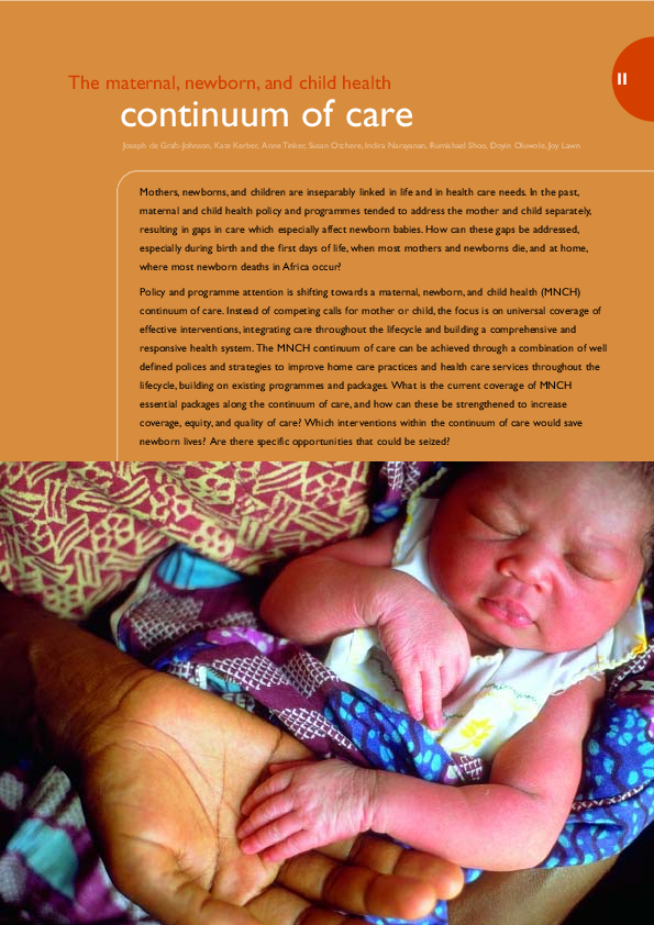 (PDF) The maternal , newborn , and child health continuum of care