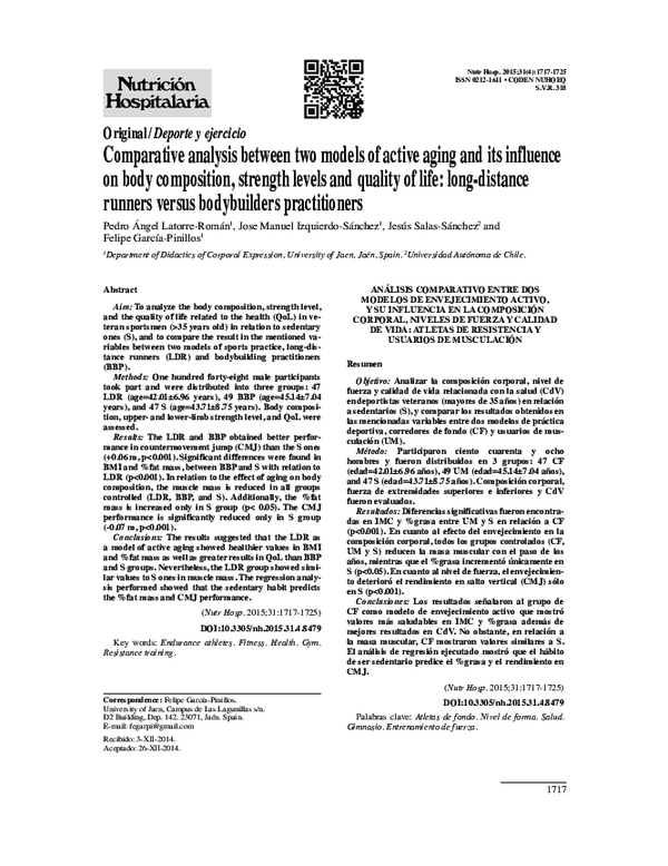 (PDF) Comparative Analysis Between Two Models of Active Aging and Its ...