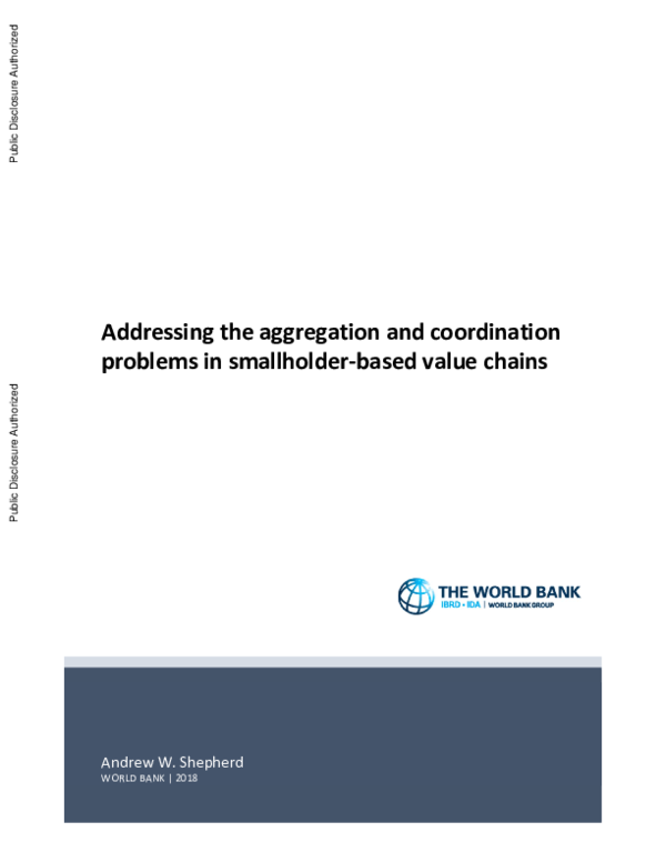(PDF) Addressing the Aggregation and Coordination Problems in ...