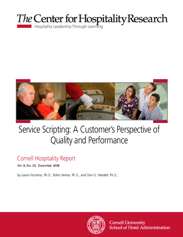 (PDF) Service Scripting: A Customer’s Perspective of Quality and ...