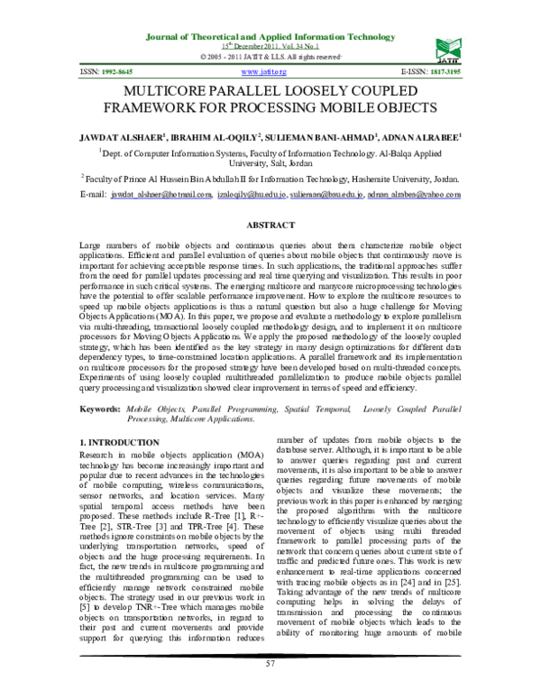(PDF) Multicore Parallel Loosely Coupled Framework for Processing ...