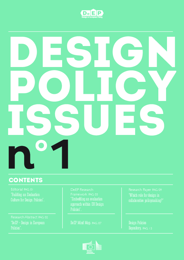 (PDF) Design Policy Issues #1_Building an Evaluation Culture for Design ...