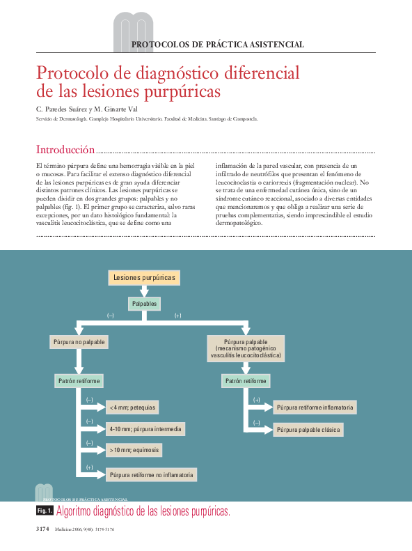  PDF Protocolo De Diagn stico Diferencial De Las Lesiones Purp ricas 
