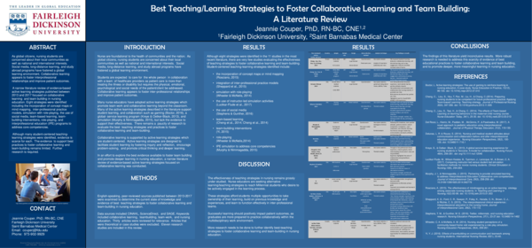 (PDF) Best Teaching/Learning Strategies to Foster Collaborative ...