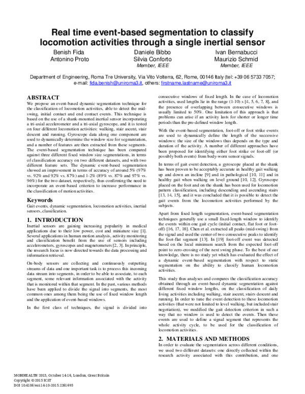 (PDF) Real time event-based segmentation to classify locomotion ...