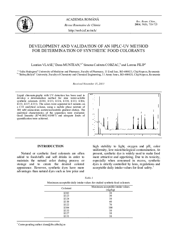 (PDF) Development and Validation of an HPLC-Uv Method for Determination ...