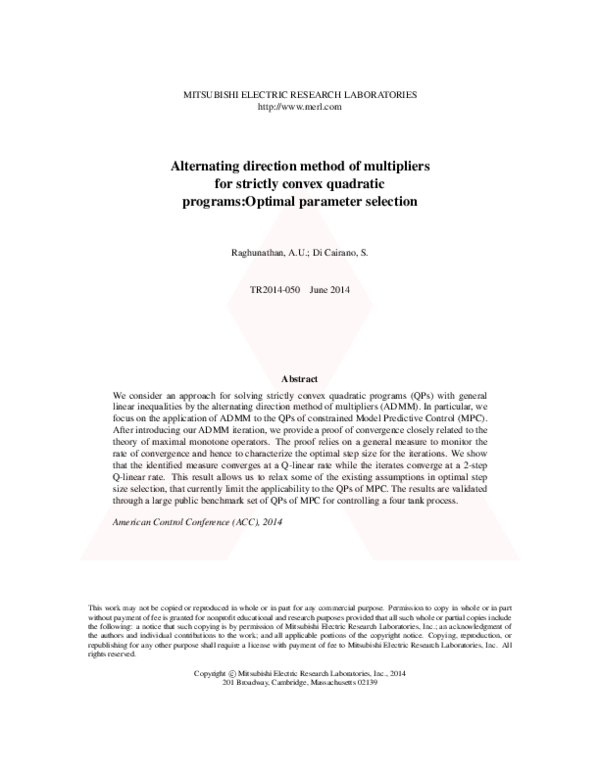 (PDF) Alternating direction method of multipliers for sparse principal ...