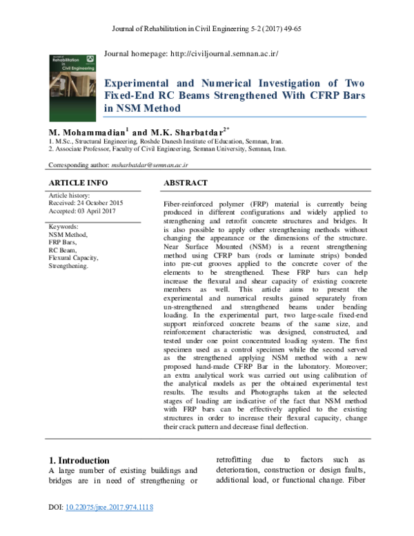 (PDF) Reliability and Sensitivity Analysis of Structures Using Adaptive ...