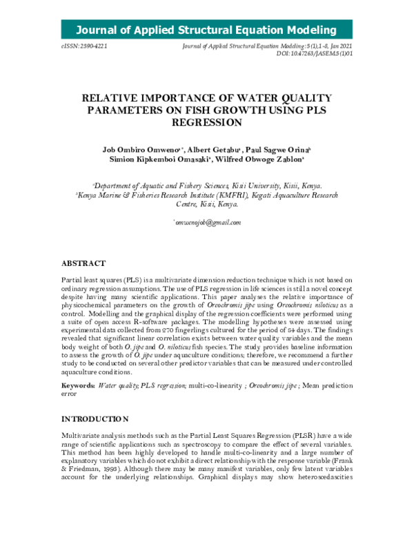 (PDF) Journal of Applied Structural Equation Modeling