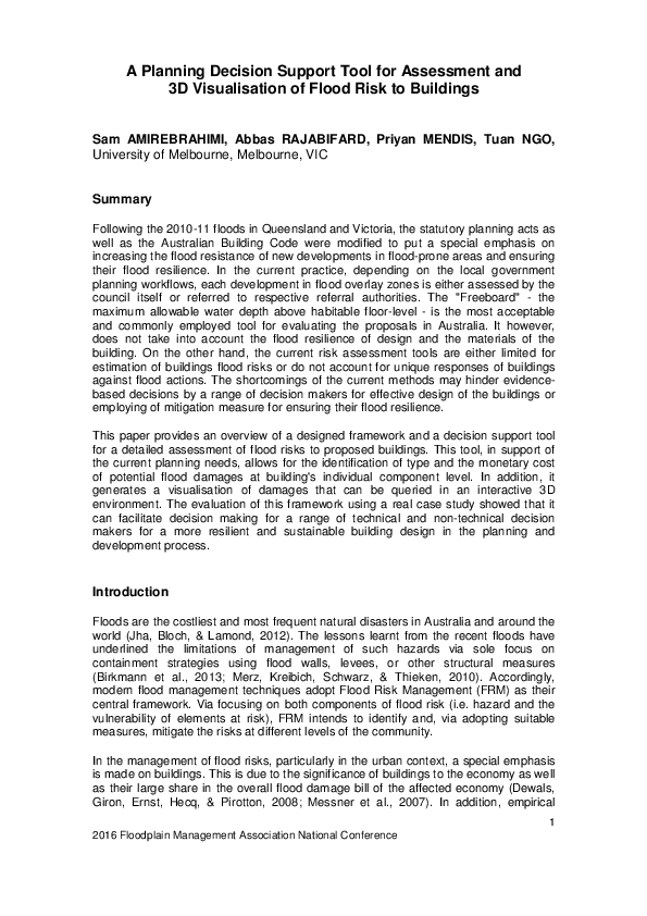 (PDF) A Planning Decision Support Tool for Assessment and 3 D ...