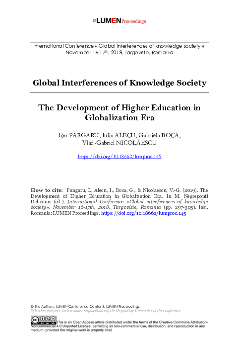 (PDF) The Development of Higher Education in Globalization Era