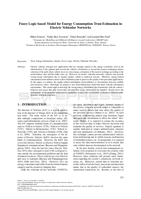 (PDF) Fuzzy Logic based Model for Energy Consumption Trust Estimation ...