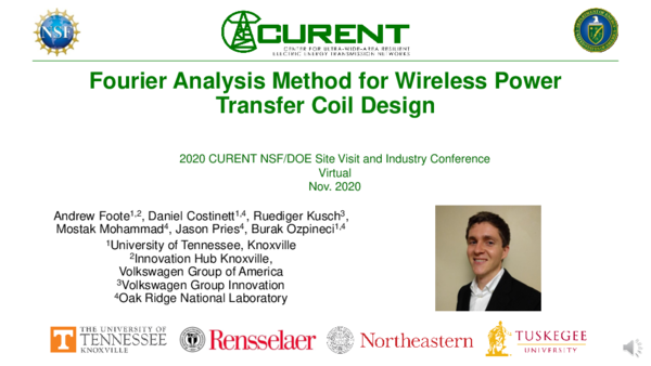 (PDF) Fourier Analysis Method for Wireless Power Transfer Coil Design