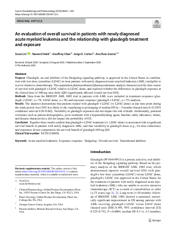 (PDF) An evaluation of overall survival in patients with newly ...