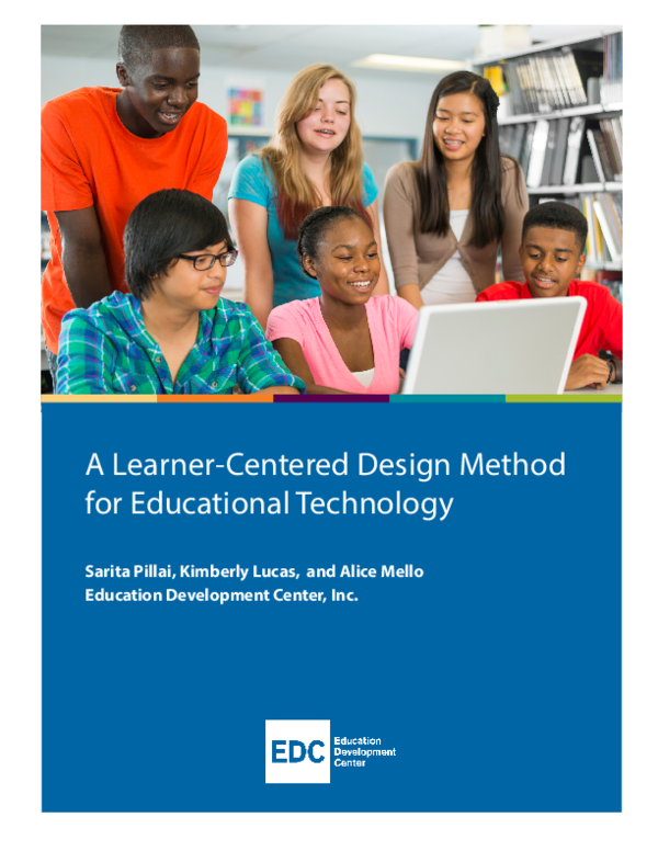 (PDF) A Learner-Centered Design Method for Educational Technology