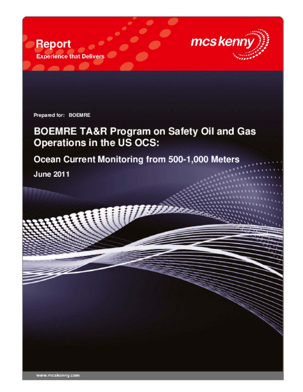 (PDF) Ocean Current Monitoring from 500 - 1,000 meters