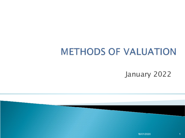 (PPT) Customs Valuation Methods