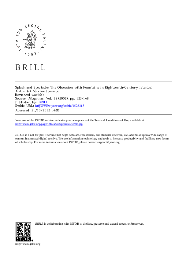 PDF) Splash and Spectacle
