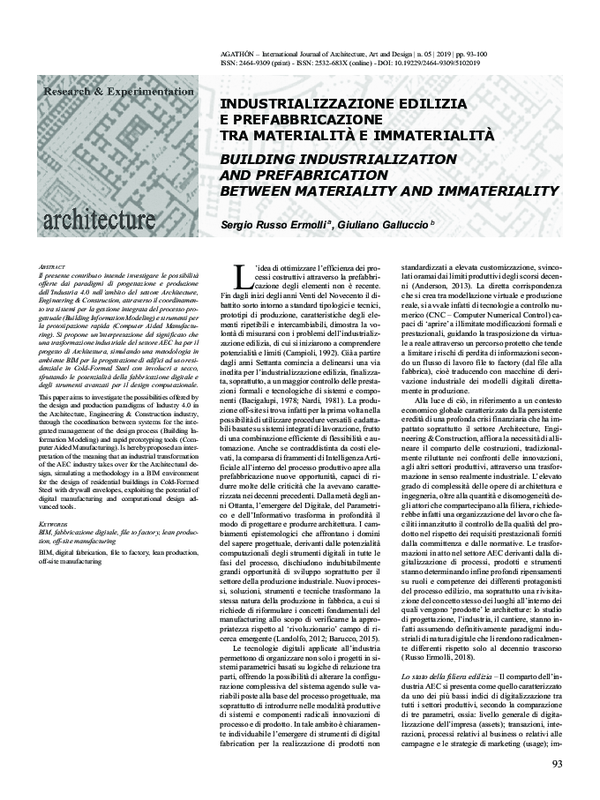 (PDF) Building industrialization and prefabrication between materiality ...