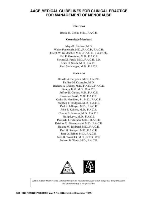 (PDF) Aace Medical Guidelines for Clinical Practice for Management of