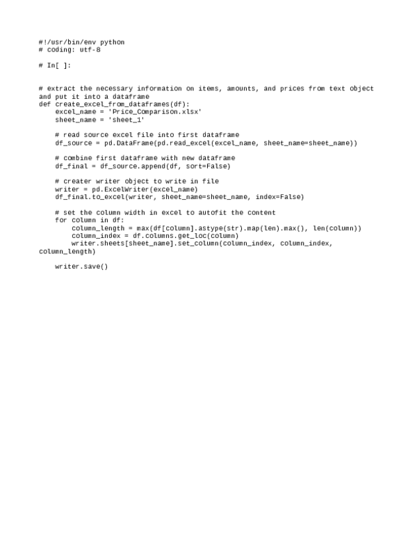Python Price Extractor from Receipt Image