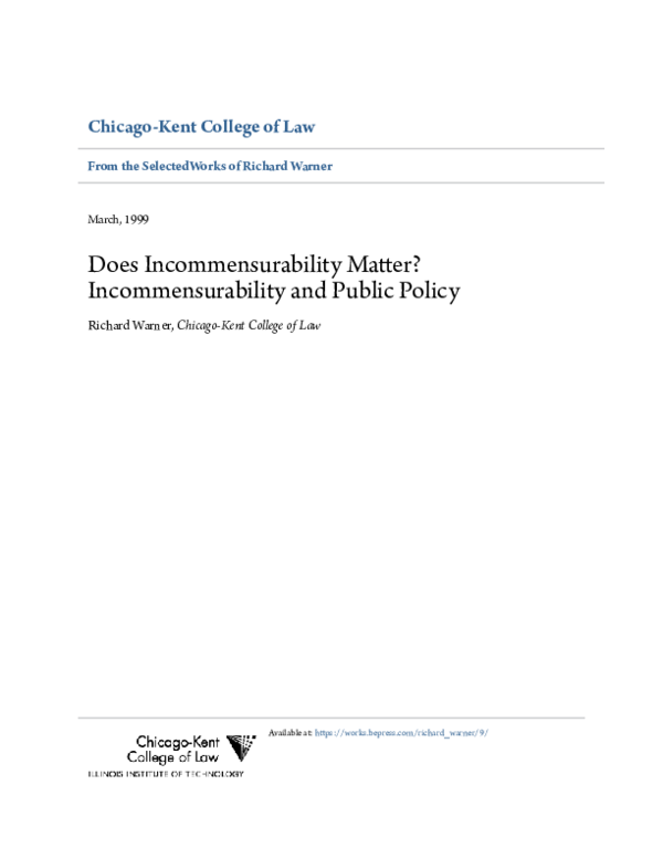 (PDF) Does Matter?