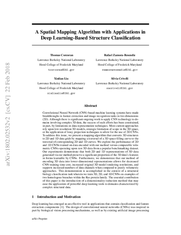 (PDF) A Spatial Mapping Algorithm with Applications in Deep Learning ...