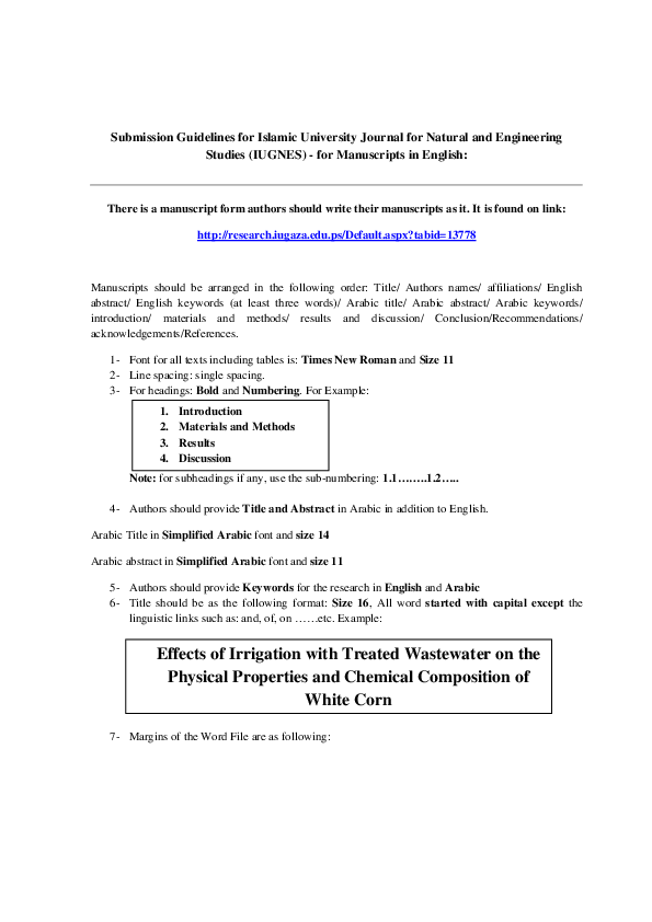 (PDF) Effects of Irrigation with Treated Wastewater on the Physical ...