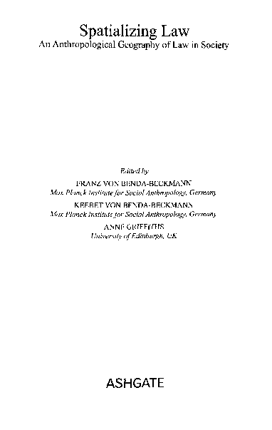 (PDF) Spatializing Law