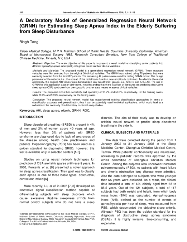 (PDF) A Declaratory Model of Generalized Regression Neural Network ...