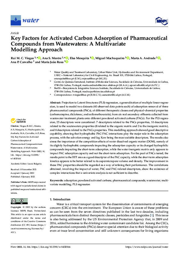 (PDF) Key Factors for Activated Carbon Adsorption of Pharmaceutical ...