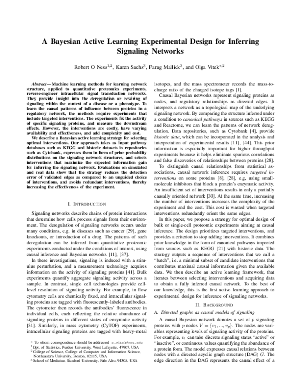 (PDF) A Bayesian Active Learning Experimental Design for Inferring ...