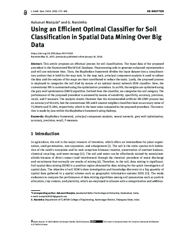 (PDF) Using an Efficient Optimal Classifier for Soil Classification in ...