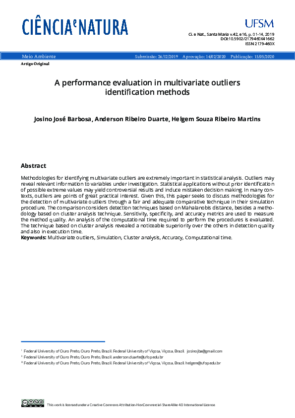 (PDF) A performance evaluation in multivariate outliers identification ...