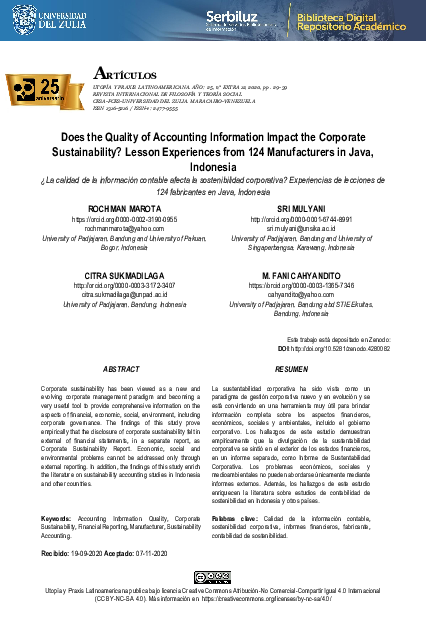(PDF) Does the Quality of Accounting Information Impact the Corporate ...