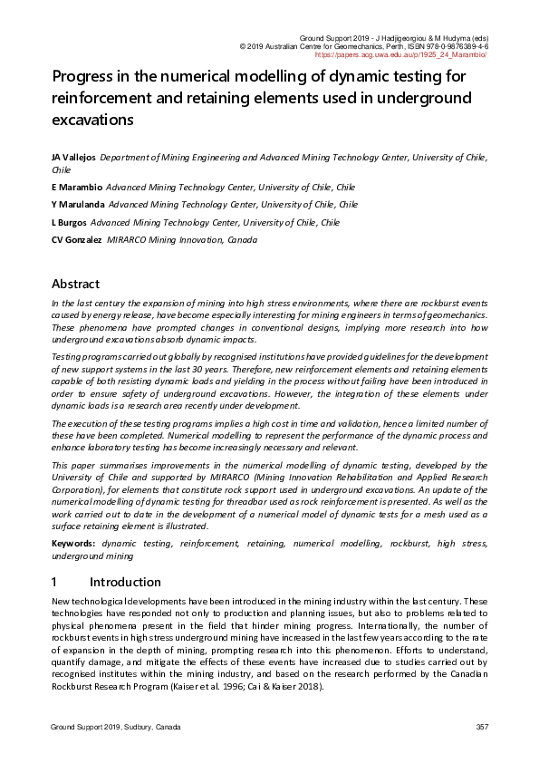 (PDF) Progress in the numerical modelling of dynamic testing for ...