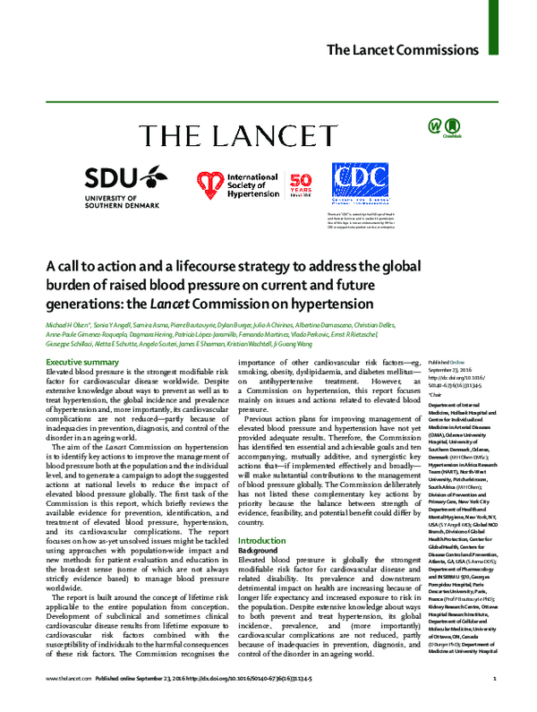 (PDF) A call to action and a lifecourse strategy to address the global ...