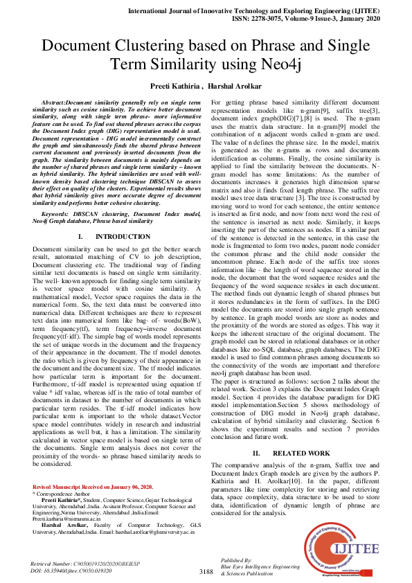 (PDF) Document Clustering based on Phrase and Single Term Similarity ...